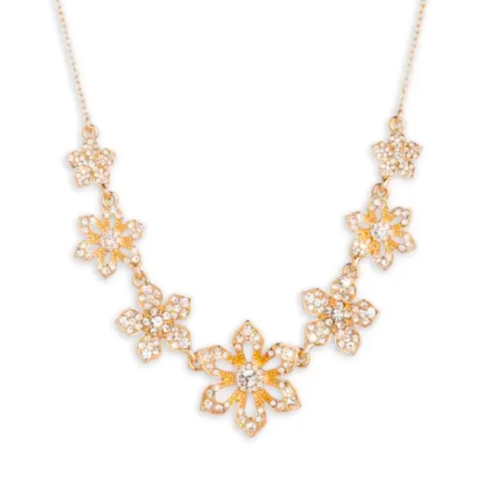 Marchesa Florent Necklace in Gold NWT
